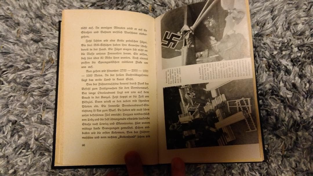 【1940年当時物】Mit Bomben und MGs über Polen