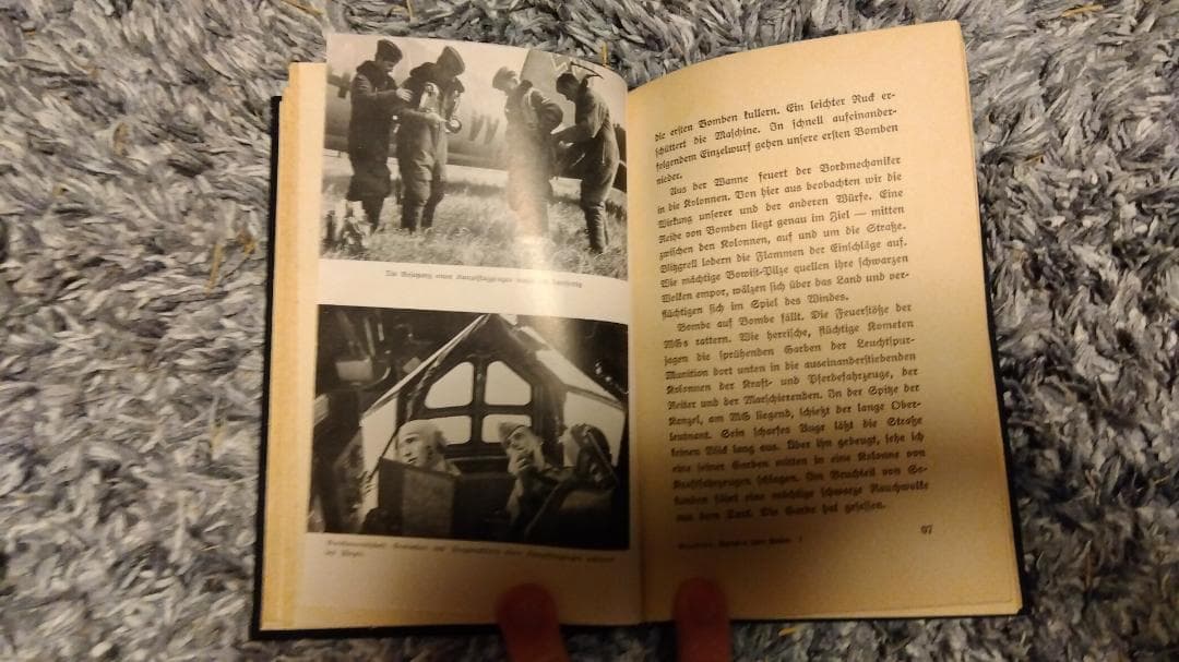 【1940年当時物】Mit Bomben und MGs über Polen