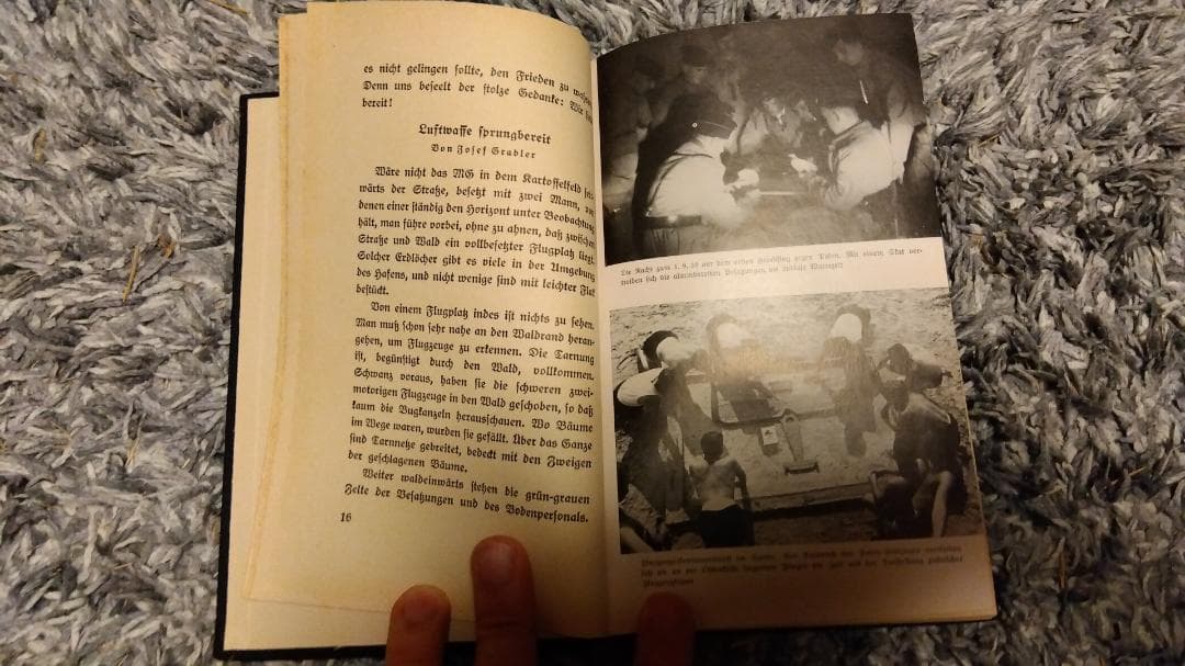 【1940年当時物】Mit Bomben und MGs über Polen