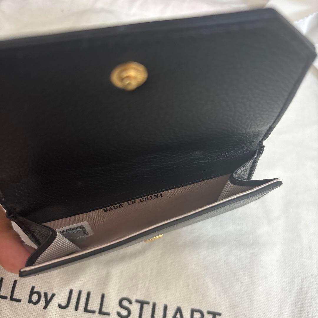 JILLSTUART 三つ折り黒財布