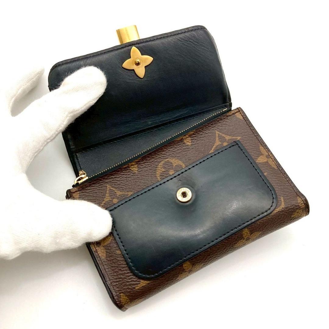 ルイヴィトン ポルトフォイユ フラワー コンパクト 折り財布 Y80222