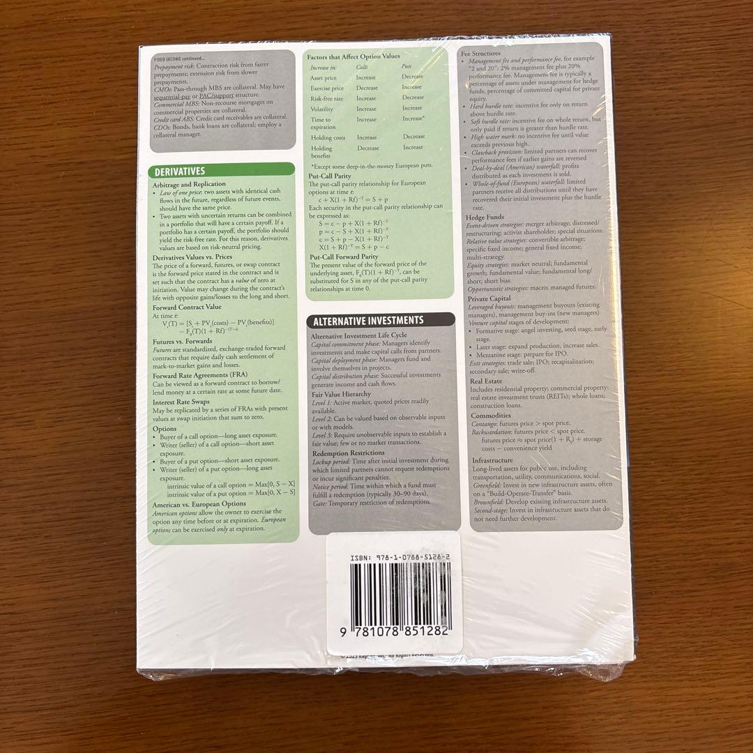 ビジネス・経済 2026CFA ExamSchweserNotes Level I Book 1