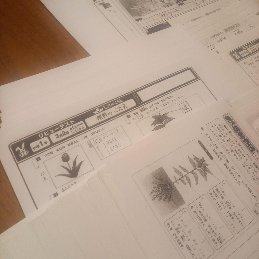 本日までの値下げ❕奨学社　無記入☆　小１　理科