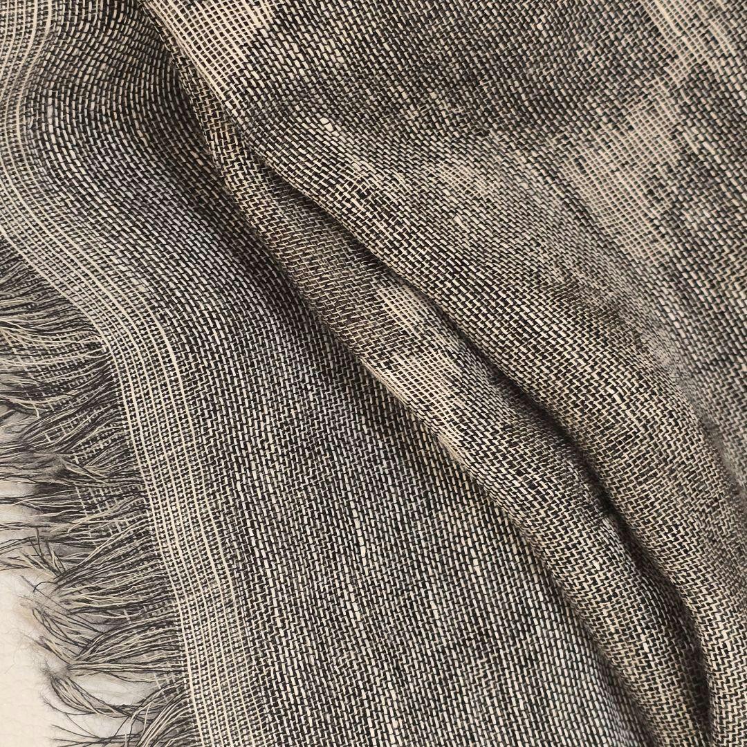 【希少】KRISVANASSCHE ストール　カシミヤ　麻　ビッグサイズ