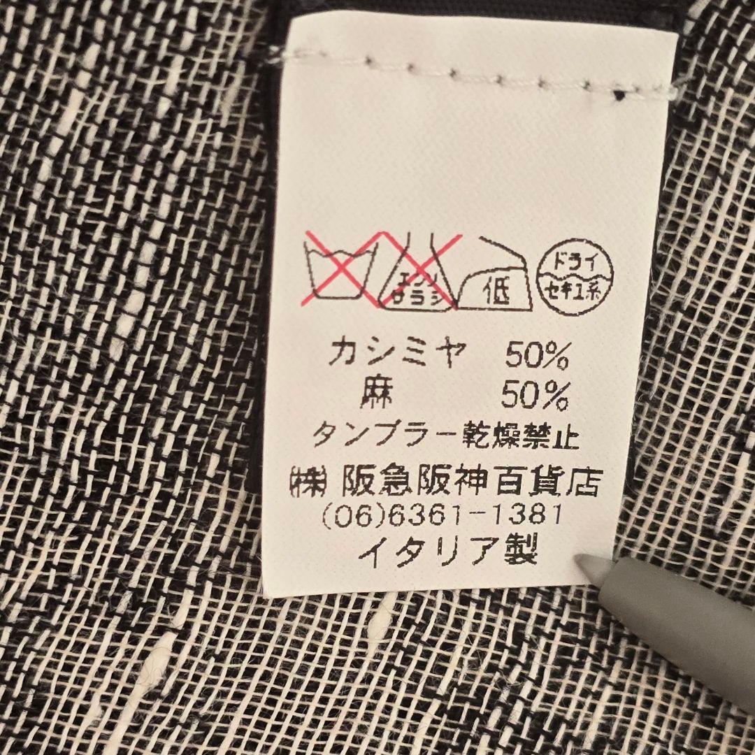 【希少】KRISVANASSCHE ストール　カシミヤ　麻　ビッグサイズ
