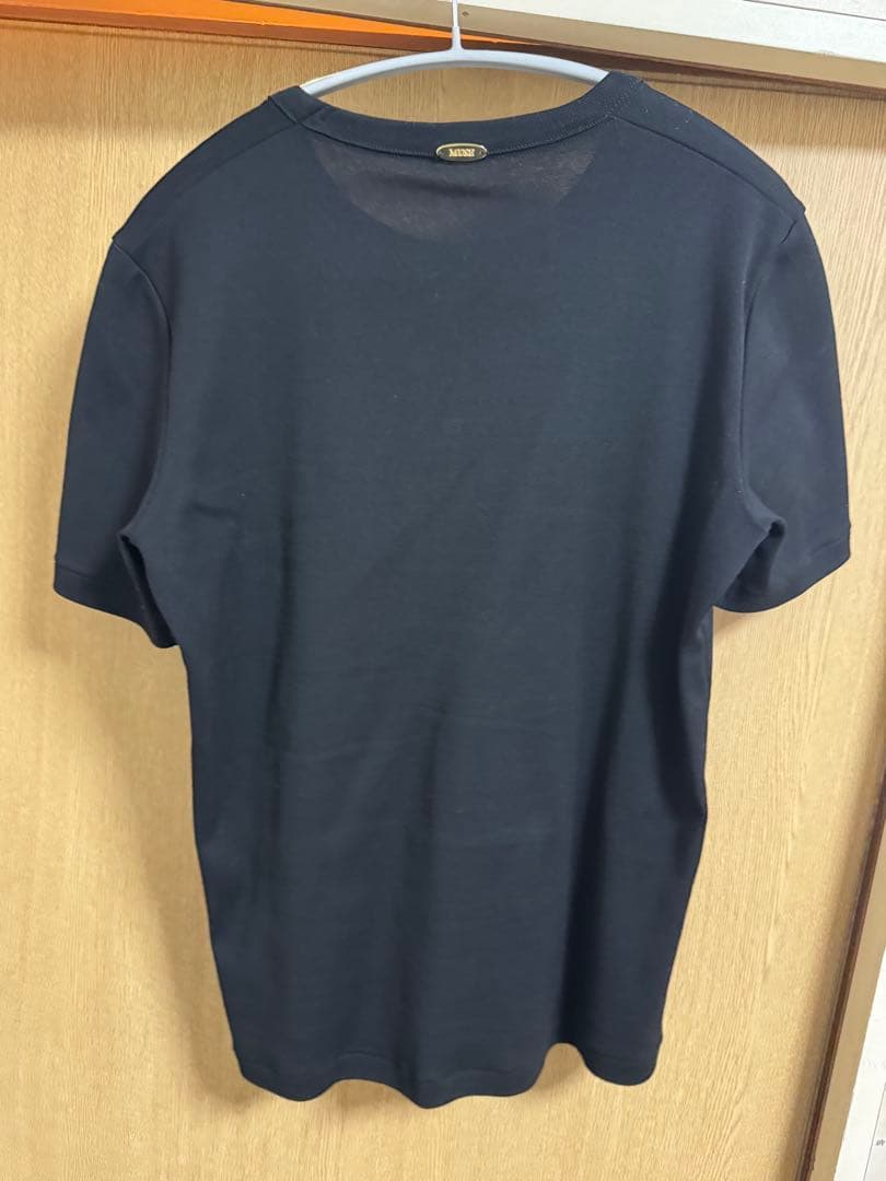【試着のみ】Deuxieme Classe GIZA フライスTシャツ　ブラック