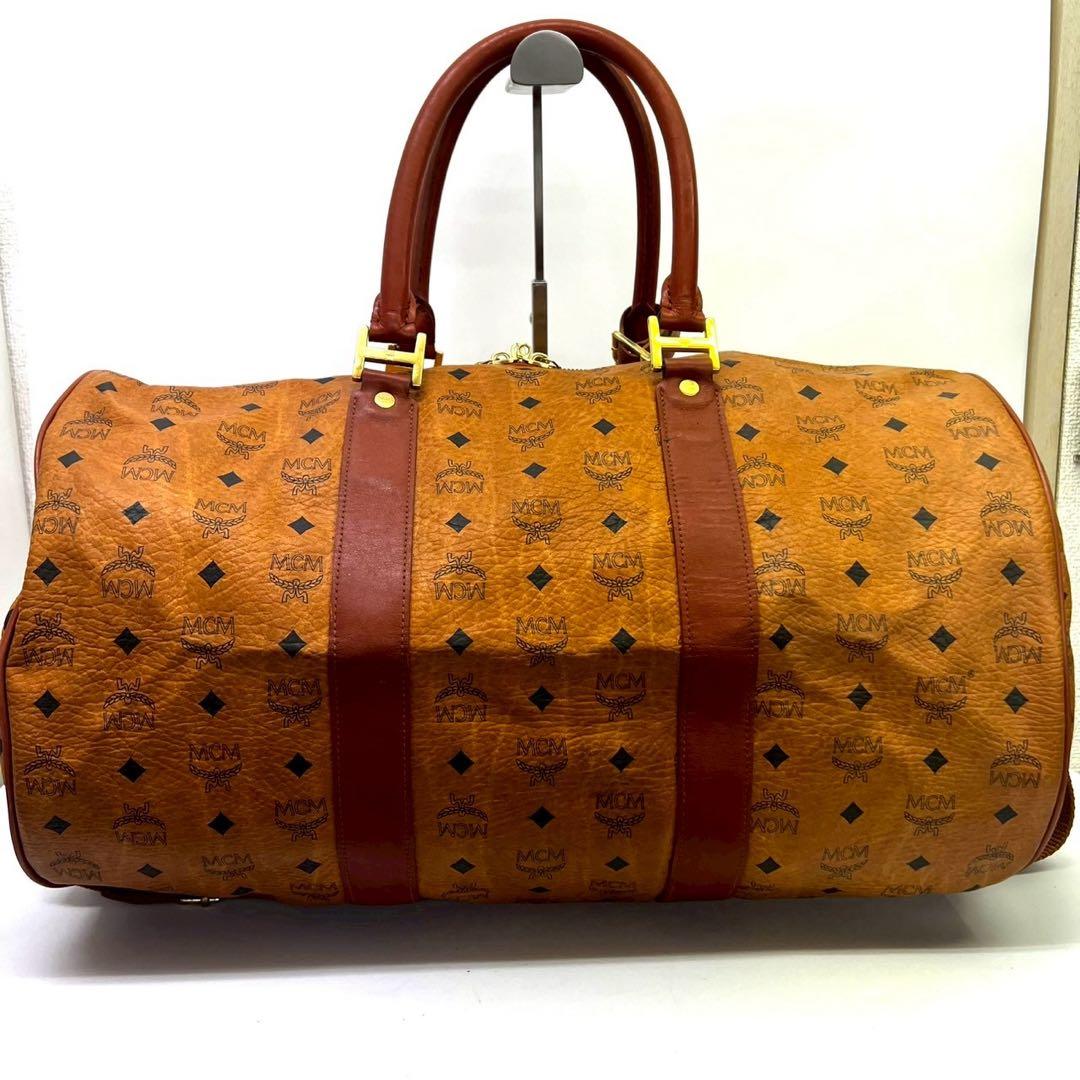 MCM ヴィセトス ボストンバッグ 2WAY 大容量