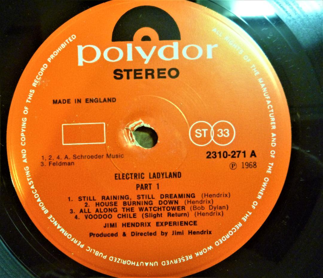 超貴重エラー盤●アナログＬＰ】ジミー・ヘンドリックス　エレクトリックレディランド