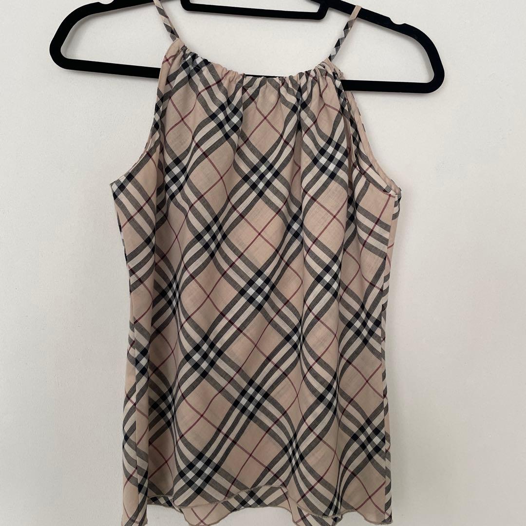 Burberry チェック柄 キャミソール