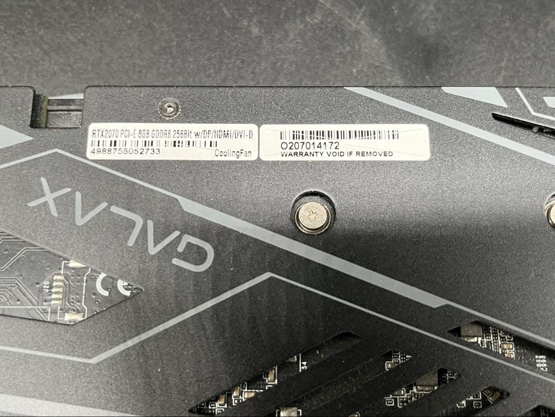 ◇GALAX GeForce RTX 2070 グラフィックボード