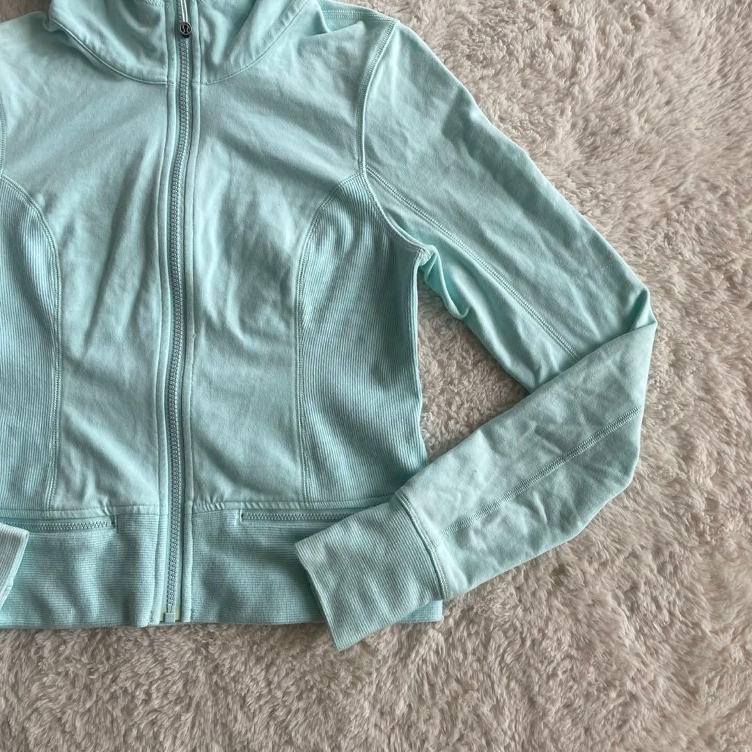 lululemon ルルレモン スカイブルー フーディーパーカー BD86