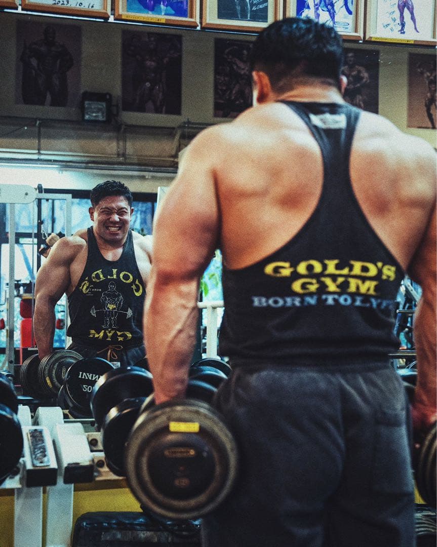 LYFT GOLD'S GYM コラボ タンクトップ黒 Mサイズ