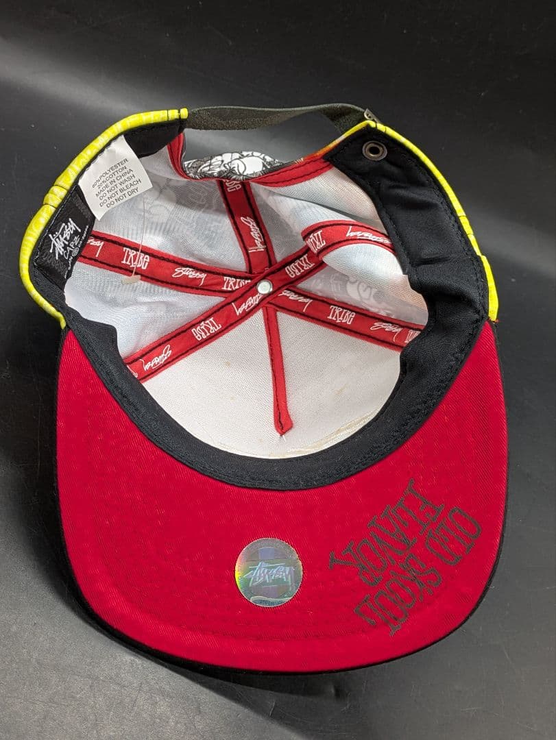 STUSSY TOM TOM FADE CAP 総柄 完売モデル ストリート