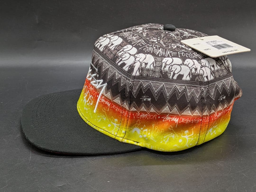 STUSSY TOM TOM FADE CAP 総柄 完売モデル ストリート