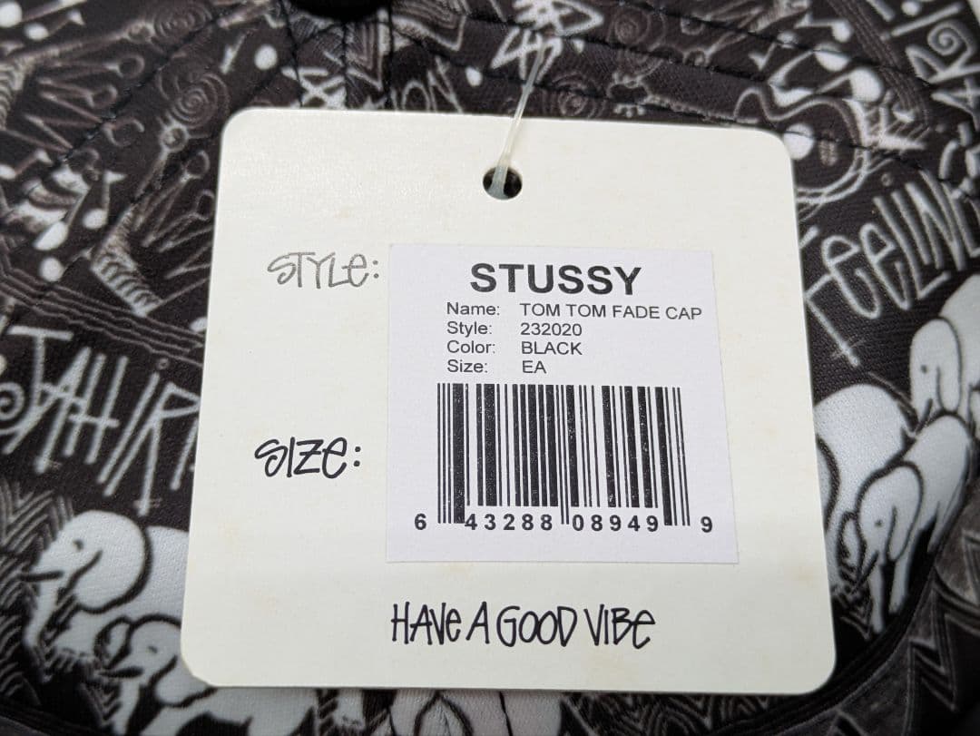 STUSSY TOM TOM FADE CAP 総柄 完売モデル ストリート