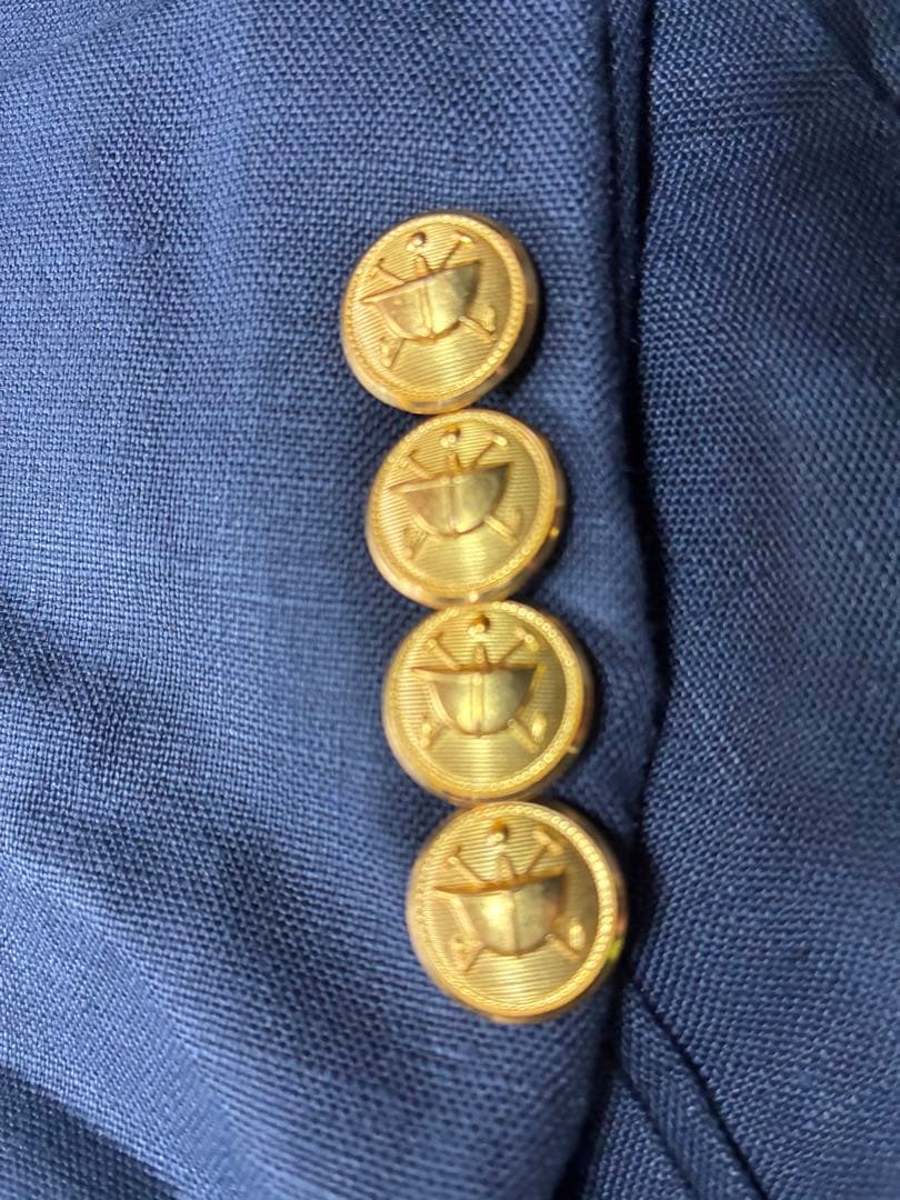 Ralph Lauren ラルフローレン 紺ブレザー リネン 試着のみ