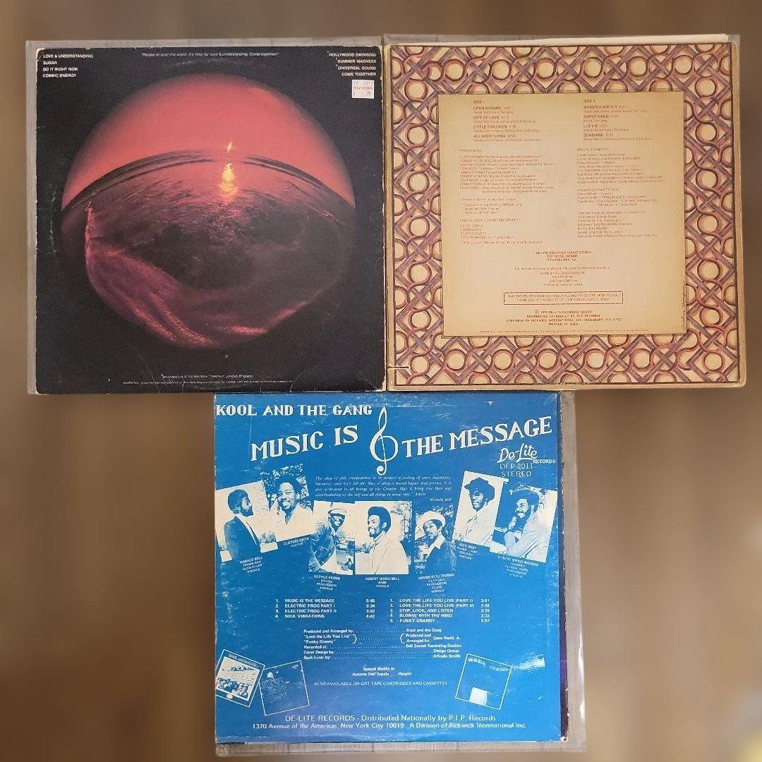 KOOL AND THE GANG 名盤USオリジナル LP3枚セット☆