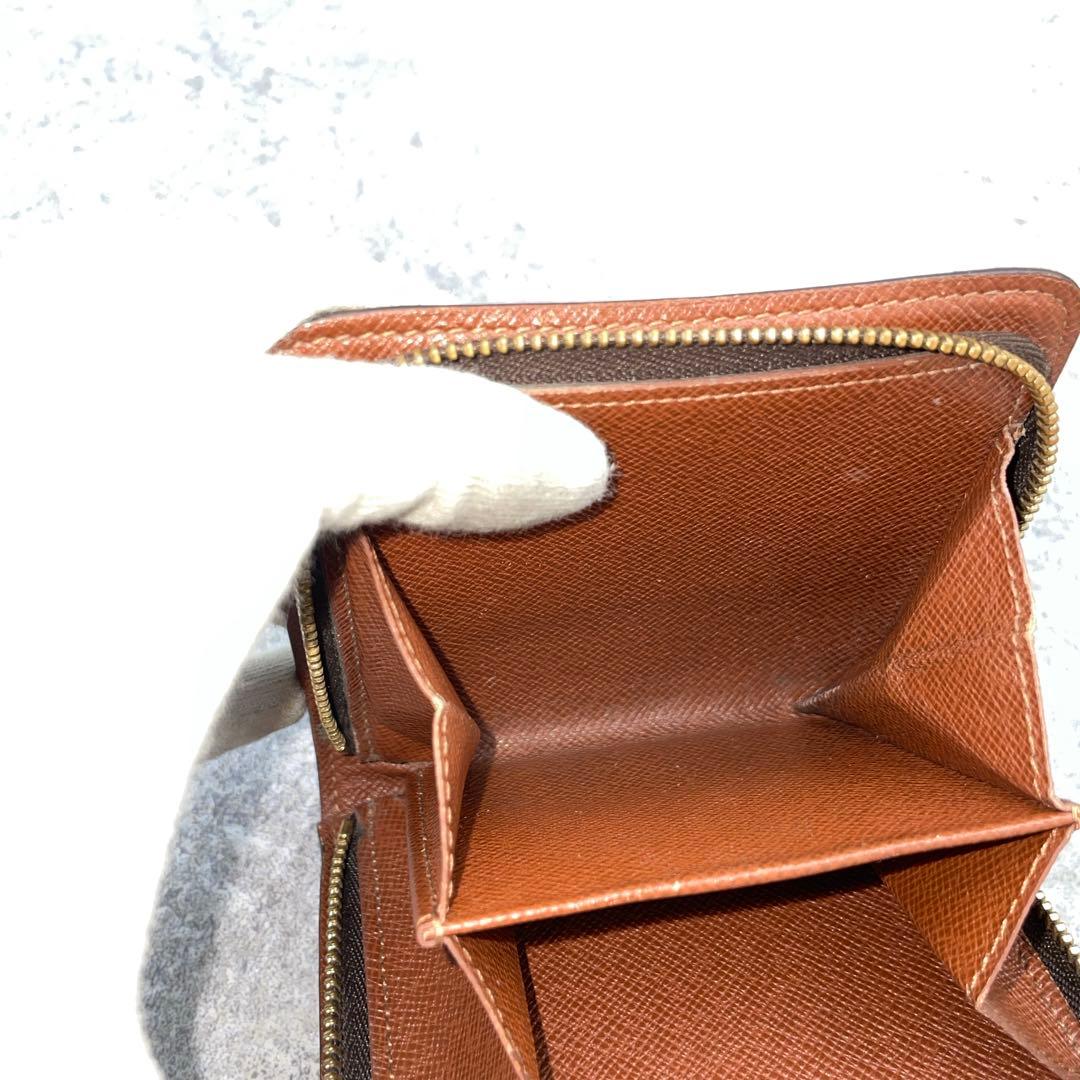 【美品】ルイヴィトン 折り財布 ラウンドファスナー モノグラム