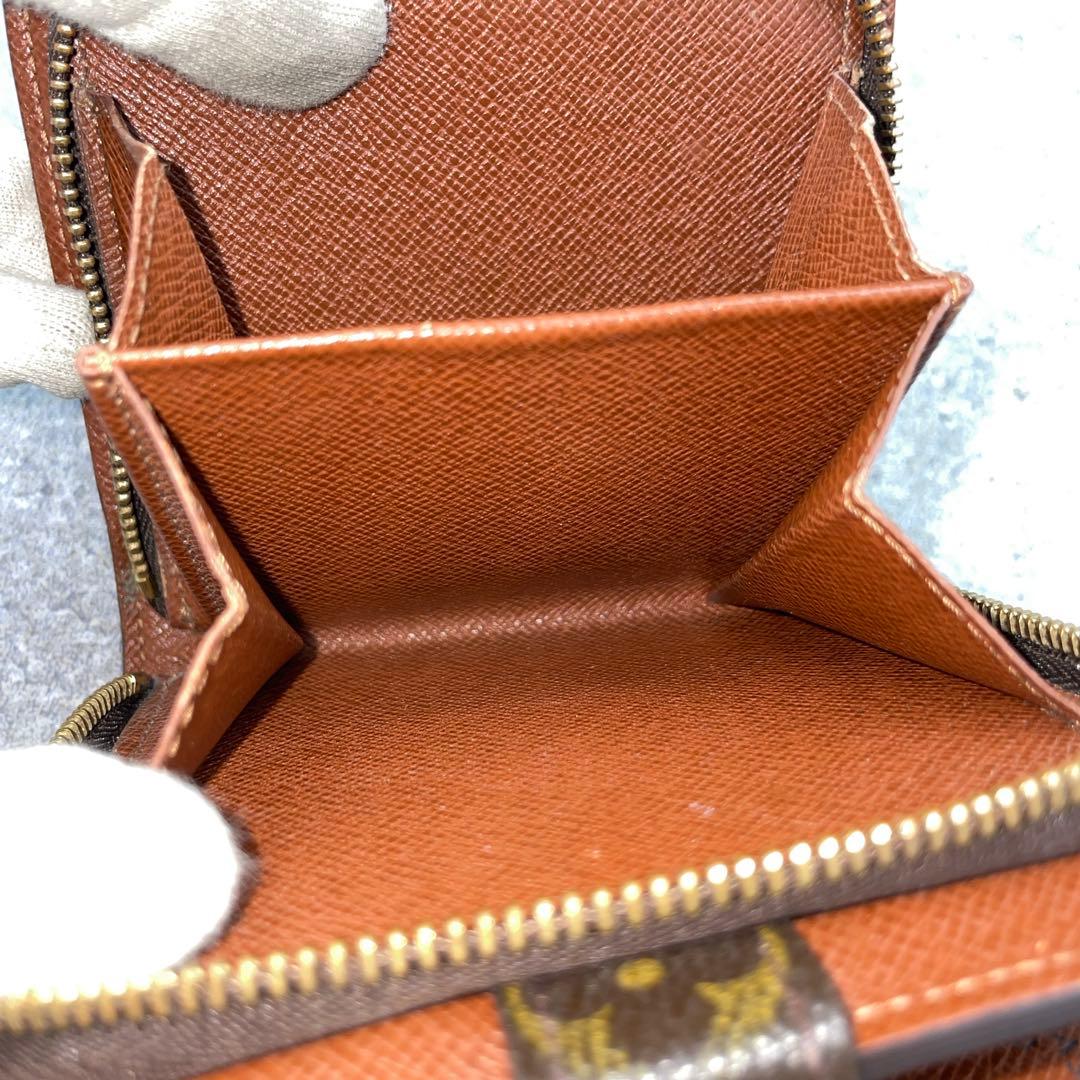 【美品】ルイヴィトン 折り財布 ラウンドファスナー モノグラム