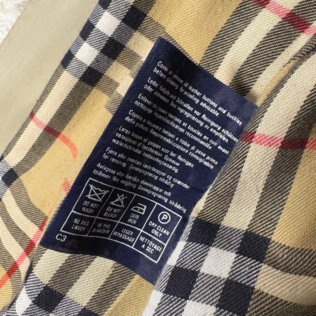BURBERRY バーバリー　ノバチェック　ステンカラーコート　ヴィンテージ