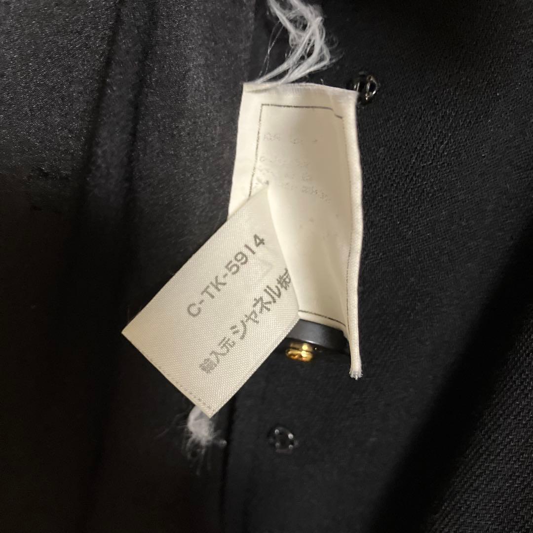 CHANEL BOUTIQUE ブラックテーラードジャケット　ヴィンテージ