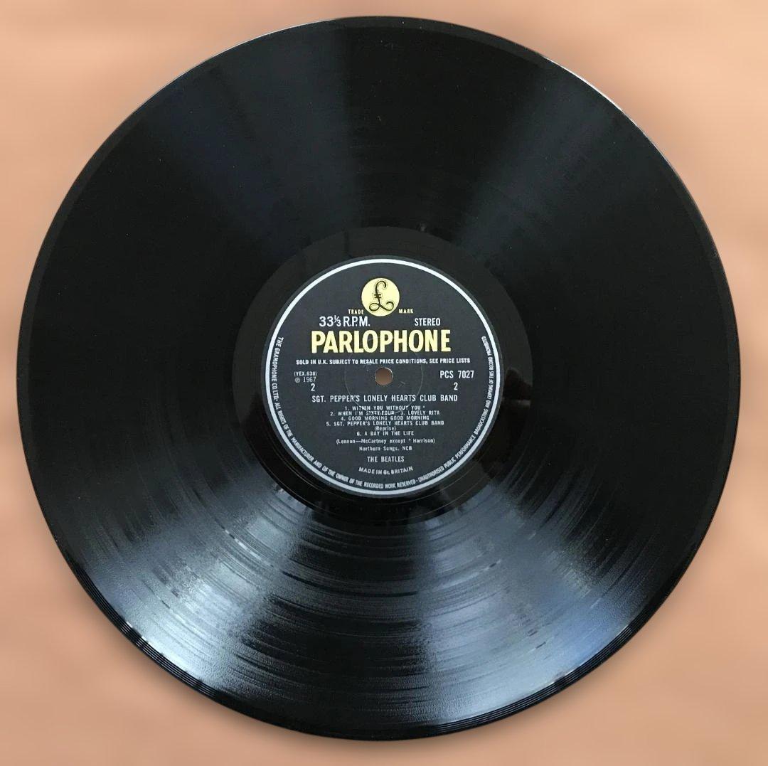 UK STEREO初回盤！ THE BEATLES 「SGT.PEPPER'S」