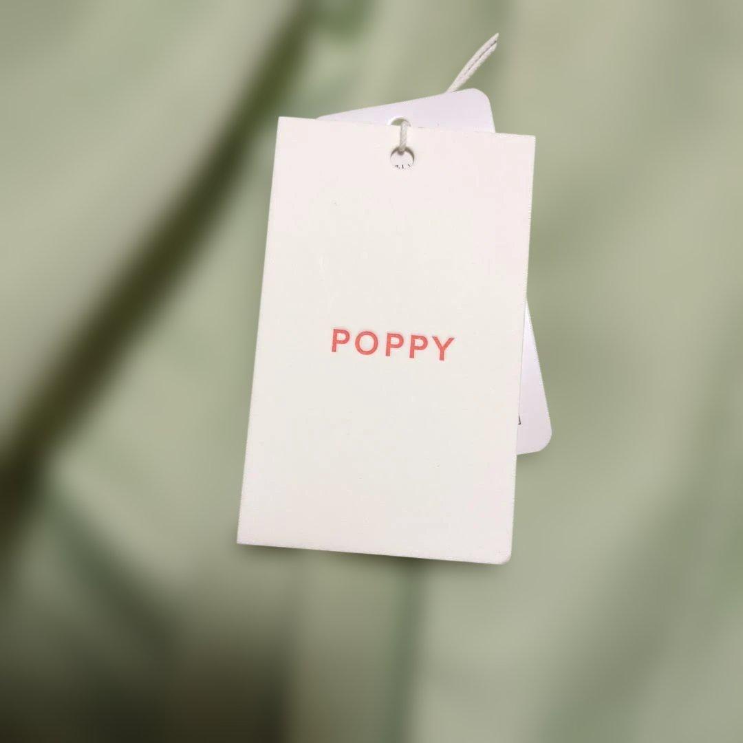 新品未使用　POPPY パフサテントップスライトグリーン
