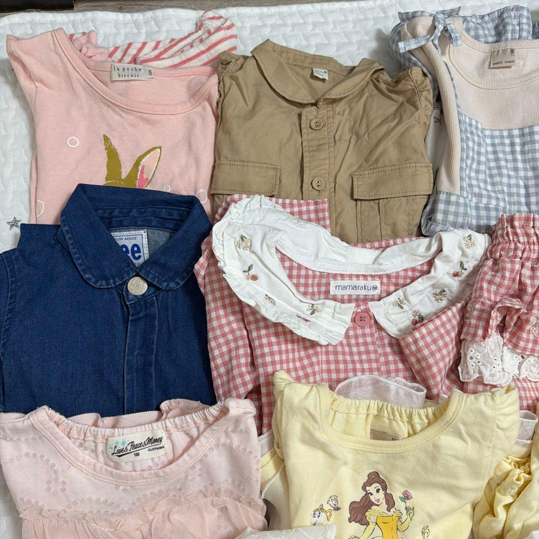 m*i様 子供靴　女の子服　春夏　まとめ売り　100センチ　50点