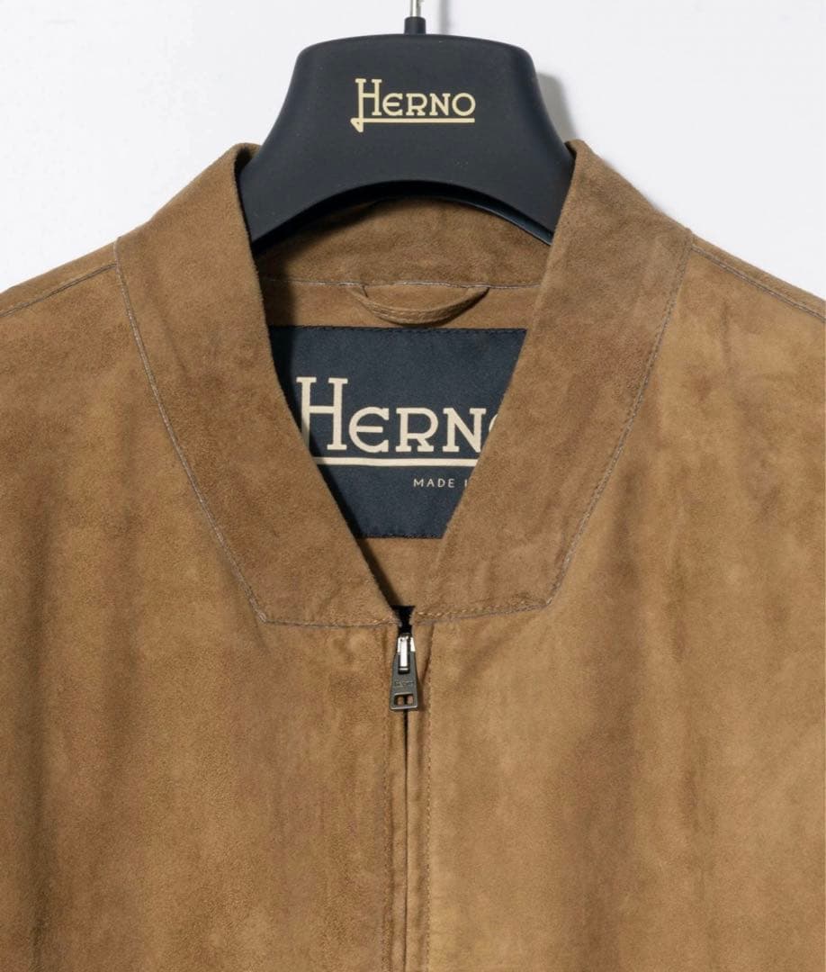 だい様用　　HERNO スエードブルゾン　春秋物　サイズ50