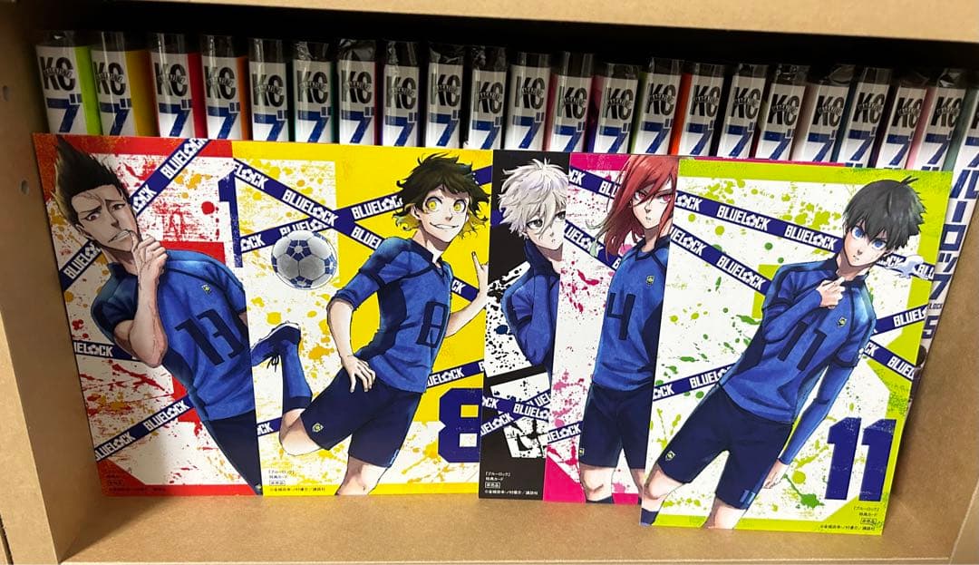 ブルーロック 1巻～21巻、25巻 ポストカード TSUTAYA コミック