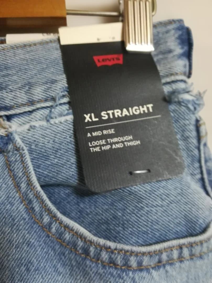 新品 Levi's SLOBE 別注 XL straight デニムパンツ 26