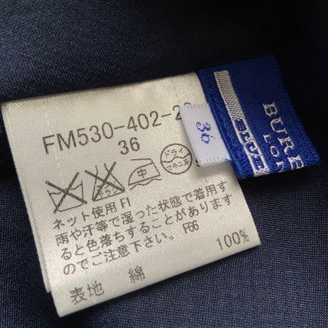 バーバリーブルーレーベル　 チェック柄キャミワンピース　36黒×ピンク×白