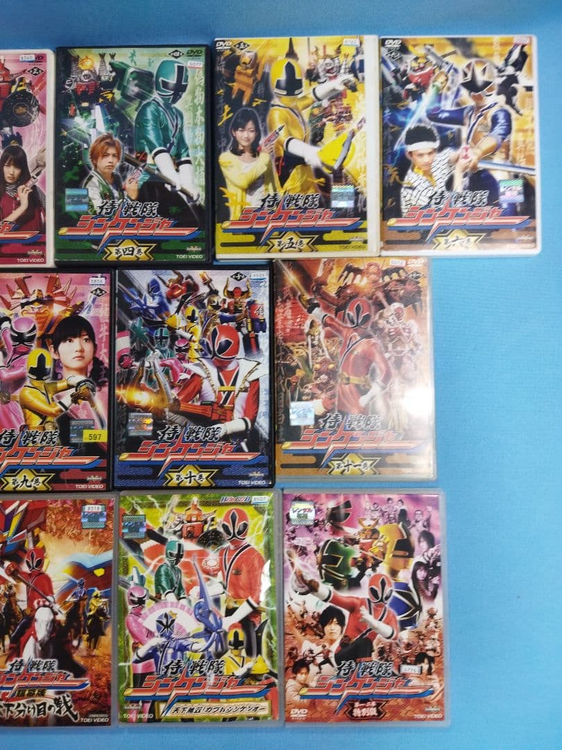 侍戦隊　シンケンジャー　DVD 全12巻+関連DVD4本　合計16本セット