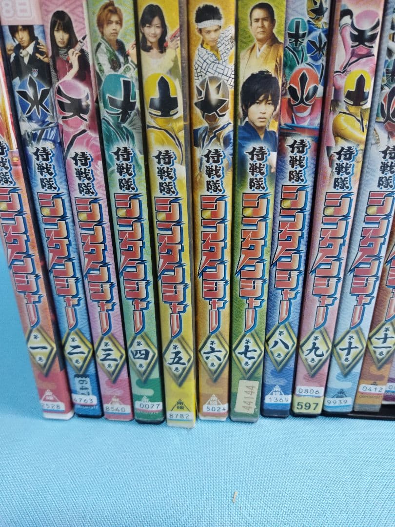 侍戦隊　シンケンジャー　DVD 全12巻+関連DVD4本　合計16本セット