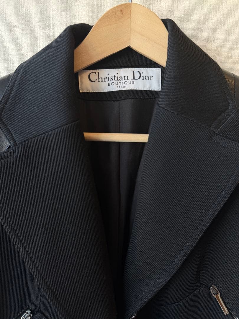 秋冬物セール中‼️Christian Dior ブラック ロングコート　M相当