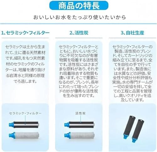 JF-K11-A浄水器カートリッジ 15+2物質除去タイプ（3個入り）