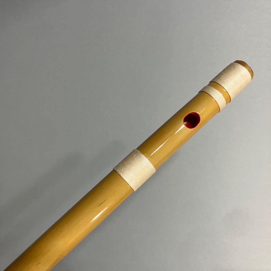 篠笛 四本調子G#管　 CMR4-32 唄物　ドレミ調　天地糸巻竹笛 西洋音階