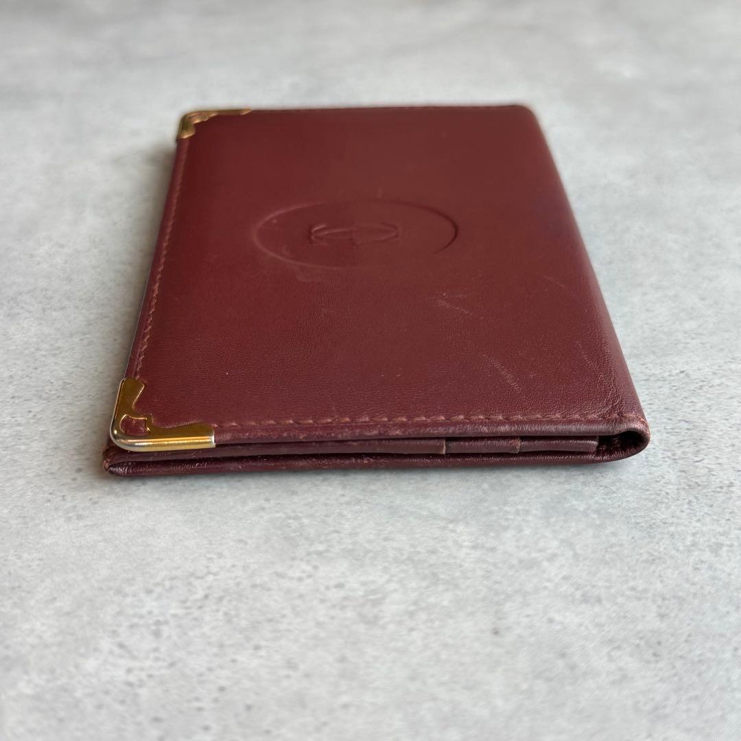 Cartier マストライン　名刺入れ　パスケース　IDケース　定期入れ