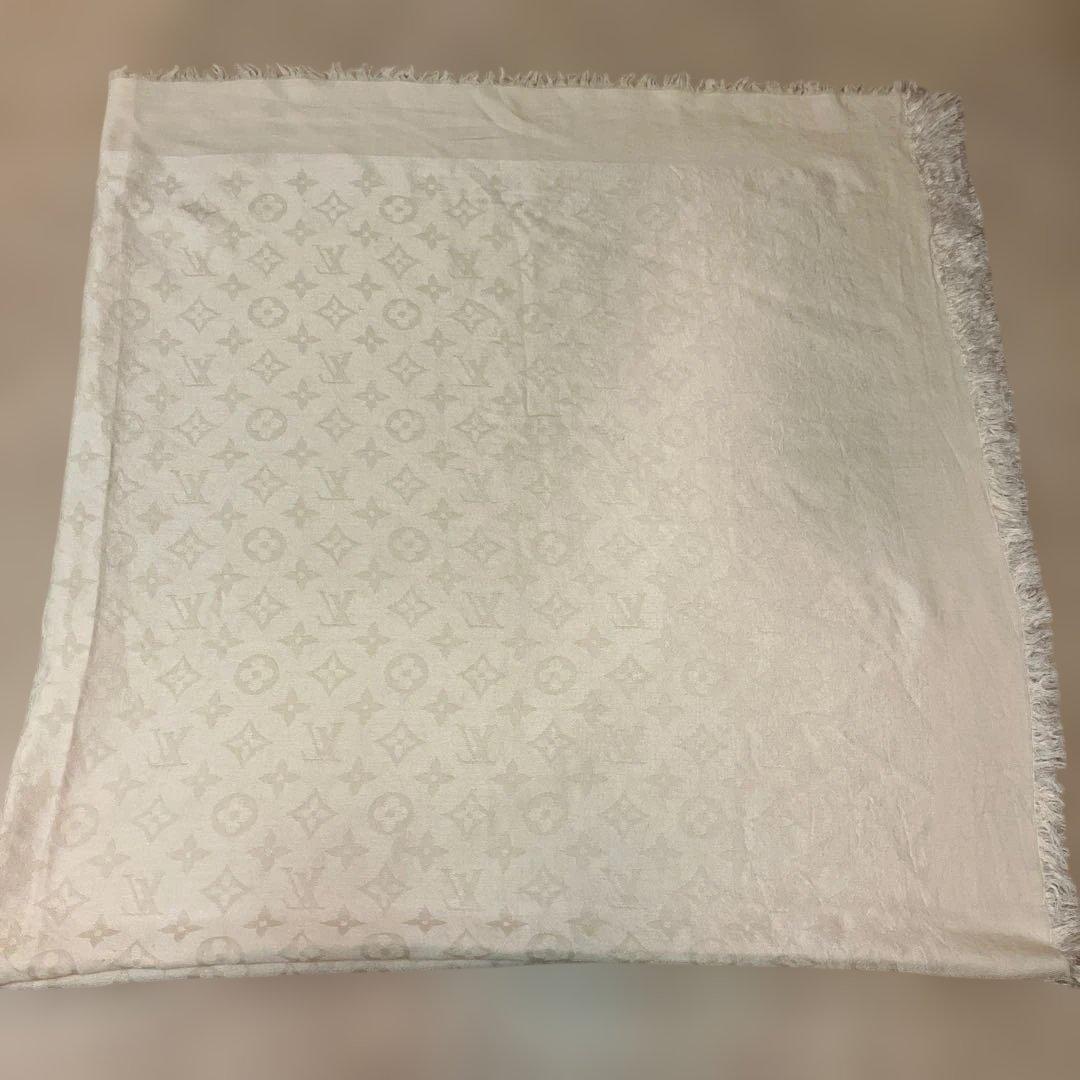 ★期間限定お値下げ中★【美品】ルイヴィトン フリンジ付き 大判ストール ショール