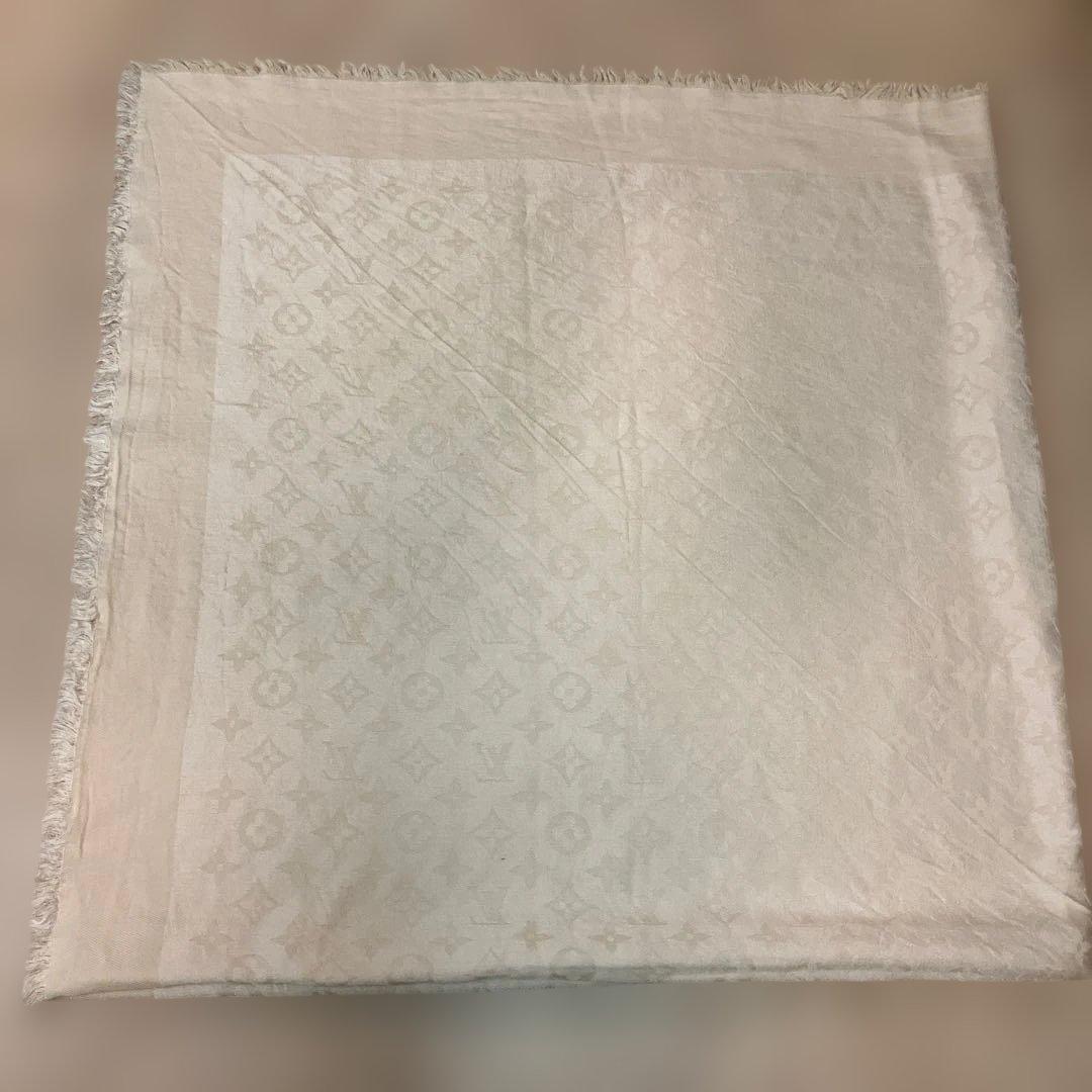 ★期間限定お値下げ中★【美品】ルイヴィトン フリンジ付き 大判ストール ショール