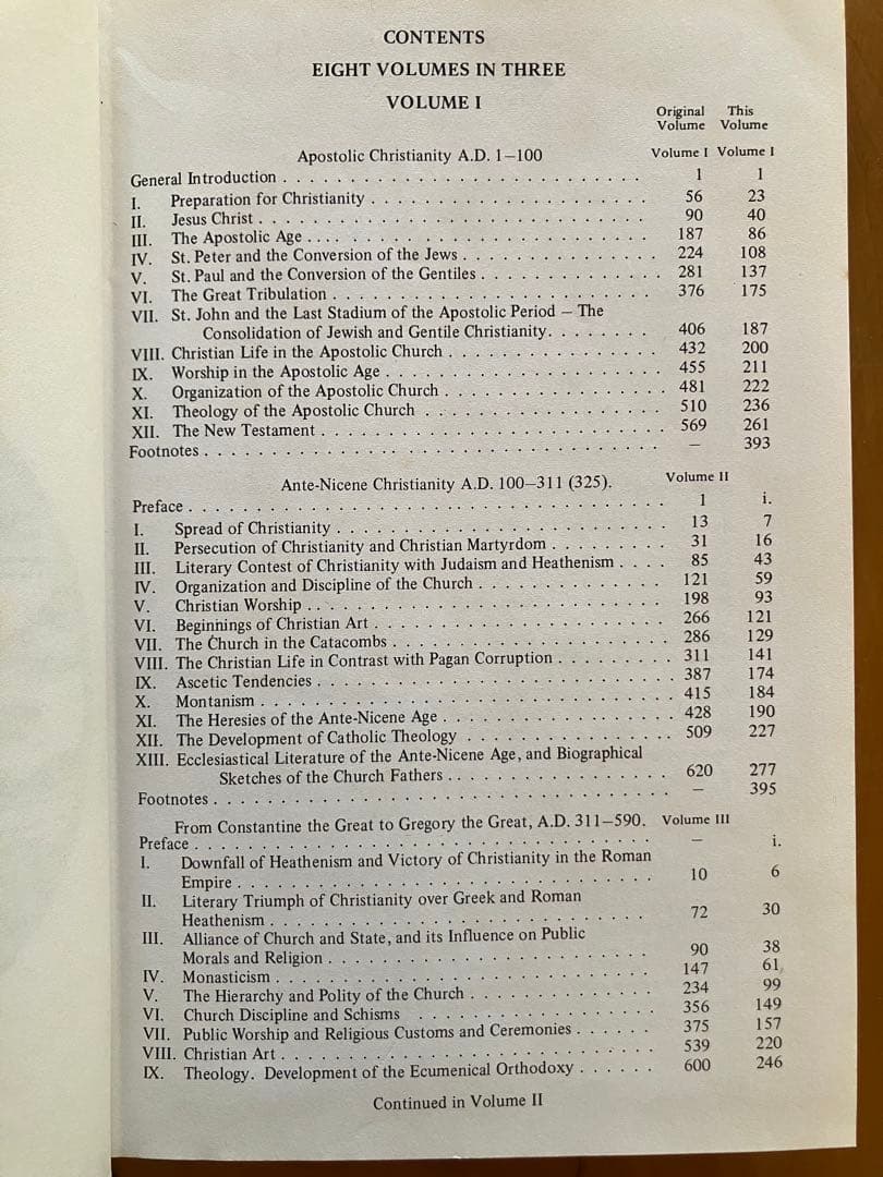 History of the Christian Church 全3巻