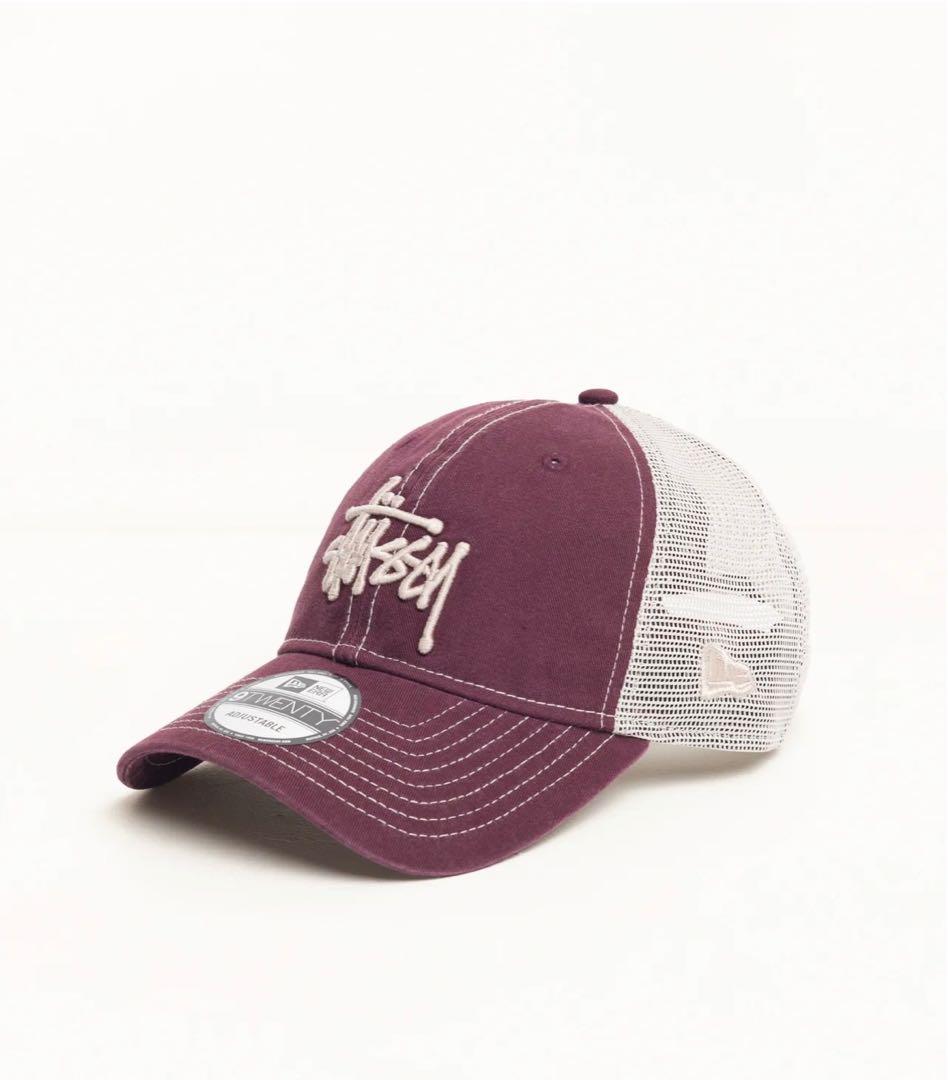 帽子 stussy 9TWENTY WASHED BASIC TRUCKER cap