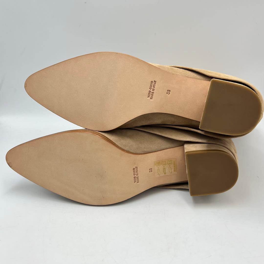 未使用❤️ラクラス【BRENTA】スゥエードミドルブーツ　カバーブーツ24.0