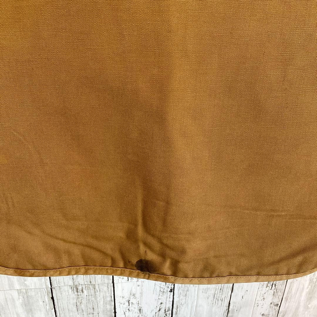 【貴重】Carhartt ダックベスト ボア裏地 ブラウン BRN XXL
