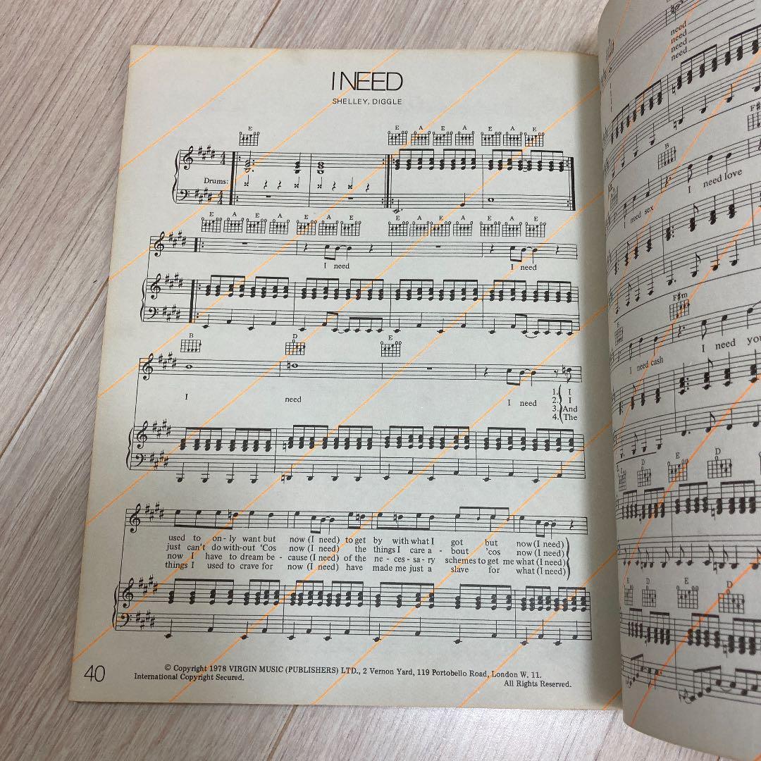 洋書 Buzzcocks songbook