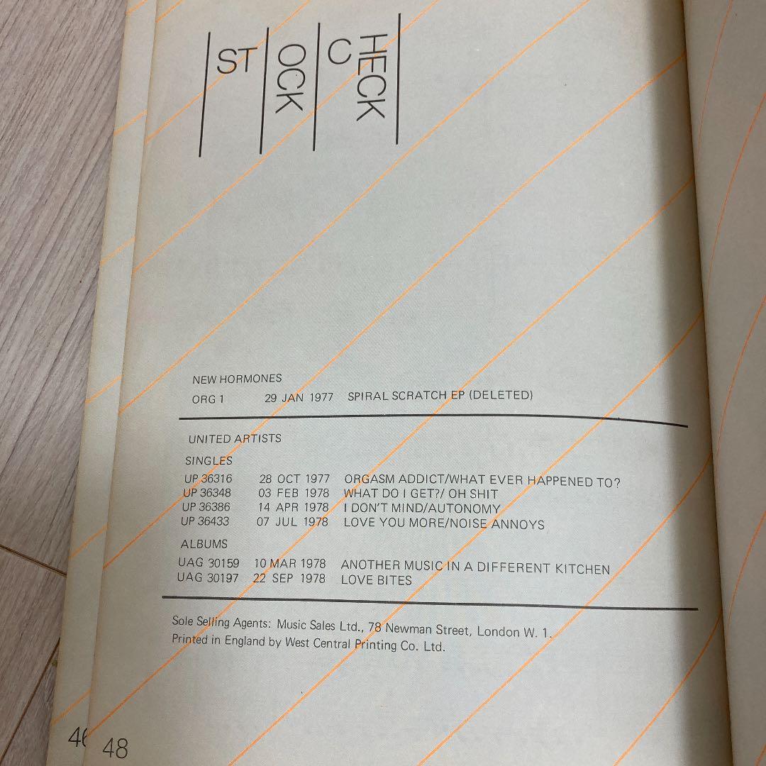 洋書 Buzzcocks songbook
