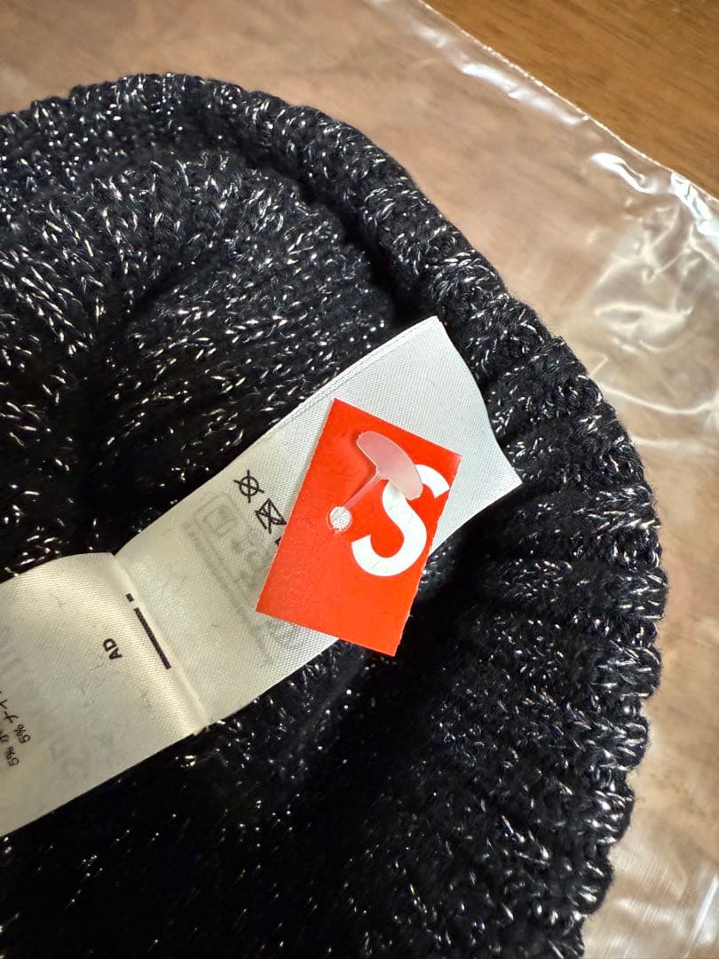【新品タグ付き】Overdyed Beanie (SS25) メタリックブラック