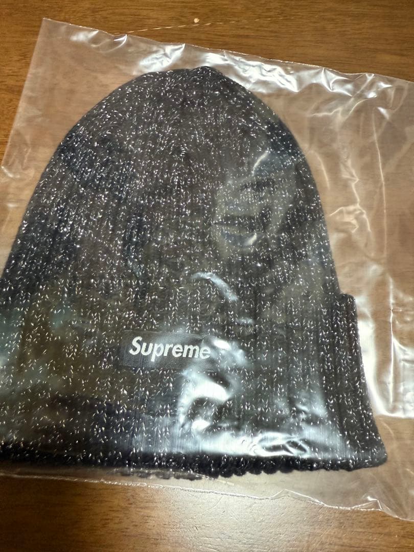 【新品タグ付き】Overdyed Beanie (SS25) メタリックブラック