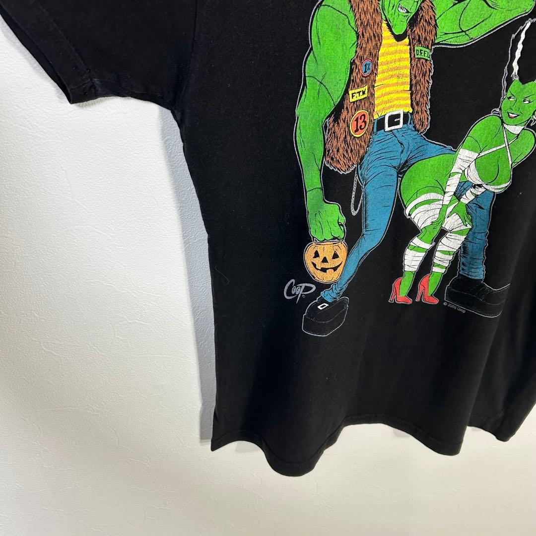 フランケン ストリップ Tシャツ レトロ tee 90s y2k old M