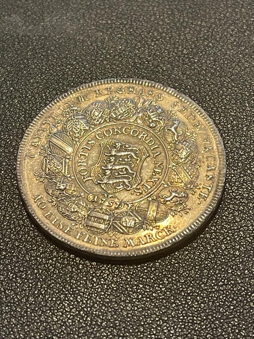 R5 取引歴4枚　ドイツ アイヒシュテット 1757年 ターラー 銀貨